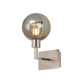 Baxter Satin Nickel Wall Lights Deco Armed Wall Lights